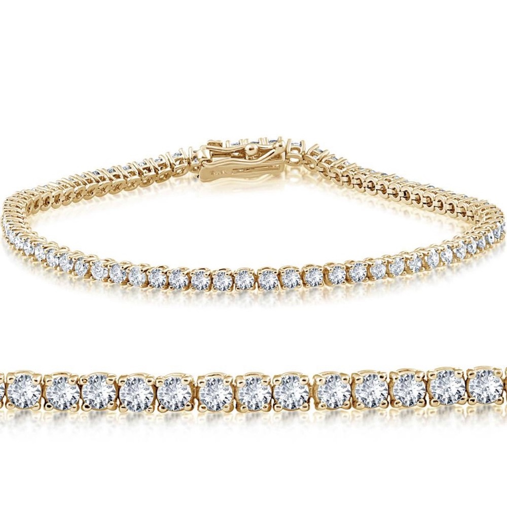 18k Gold Tennis Bracelet